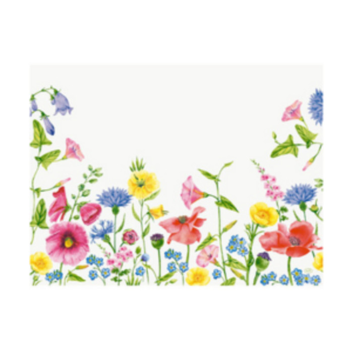 SET PAP 30X40 FLOWY MEADO X250