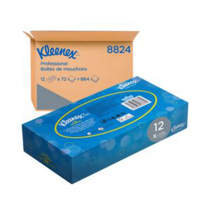 MOUCHOIR KLEENEX BTE 72F BLC