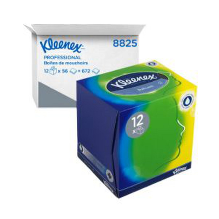 MOUCHOIR KLEENEX CUBE 56F BLC