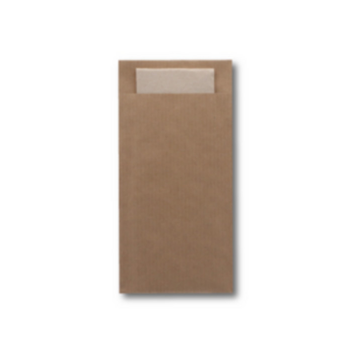 POCH KRFT 10X20/SERV 39X39 BLC