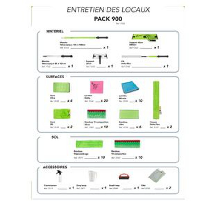 PACK ERGO 900 ENTRETIEN LOCAUX