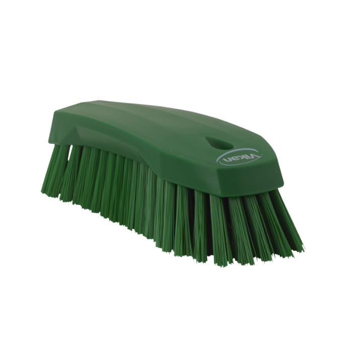 BROSSE MAIN L DUR 20CM VERT