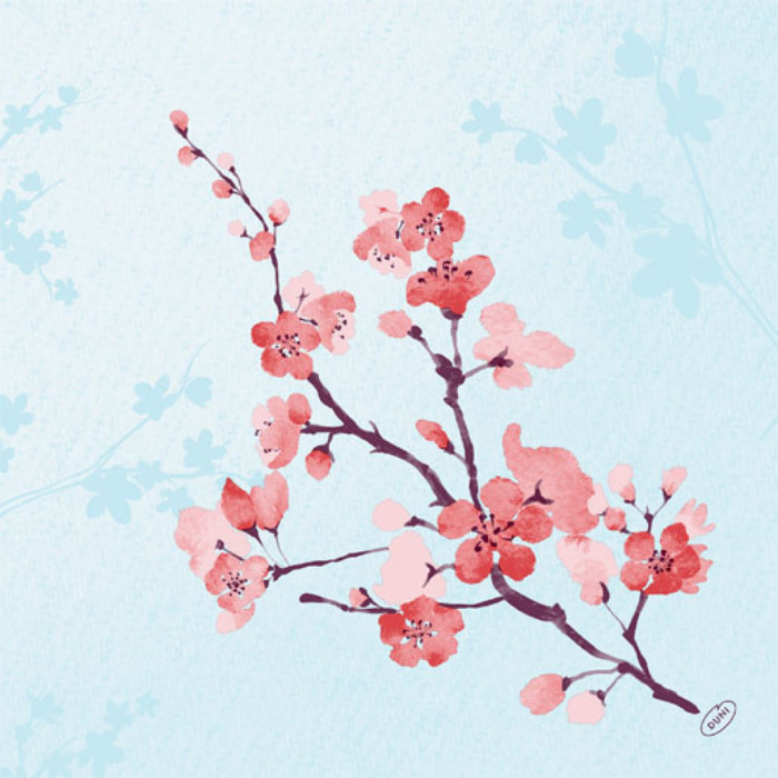 SERV BIO 40X40 CHERRY BLUE X60