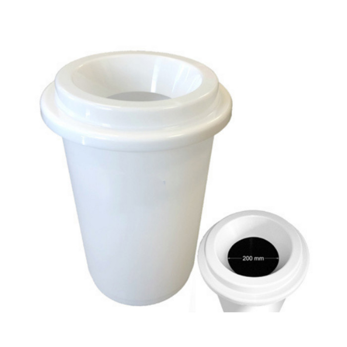 POUB 50L DONUTS BLANC