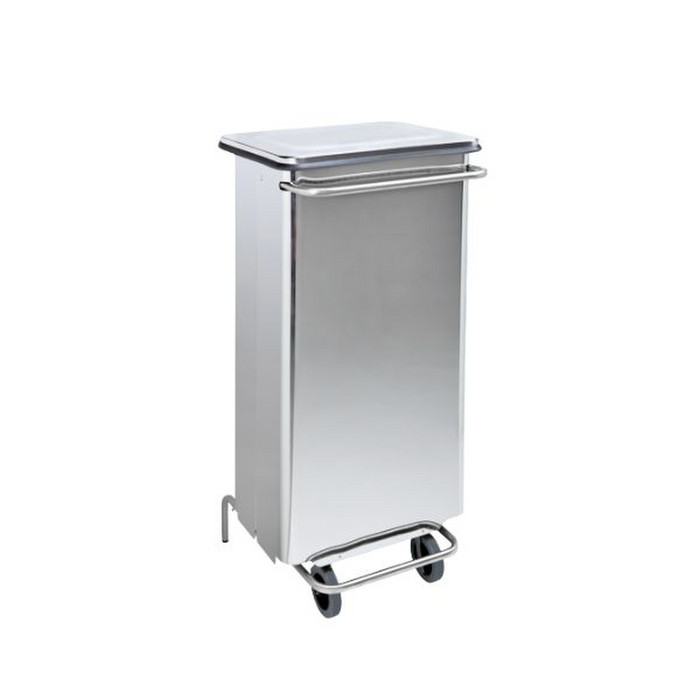 CONTENEUR MOBILE 110L INOX BRI
