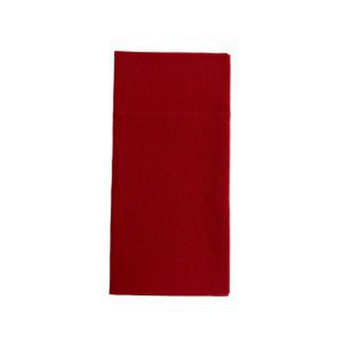 SERV POCKET AIRLAID ROUGE X25