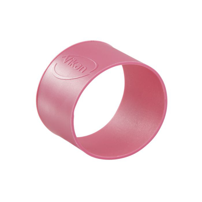 COLLIER CAOUTCHOU Ø4CM ROSE X5