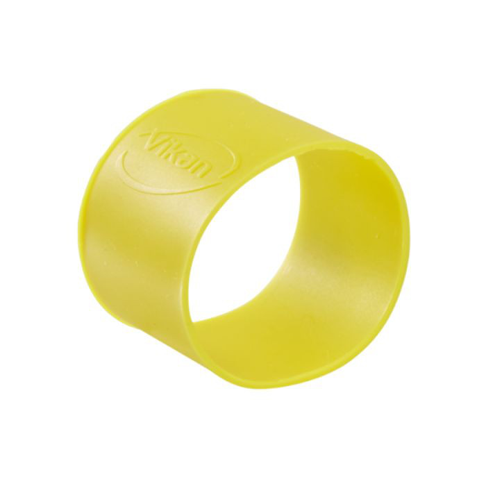 COLLIER CAOUTCHOU Ø4CM JAUN X5