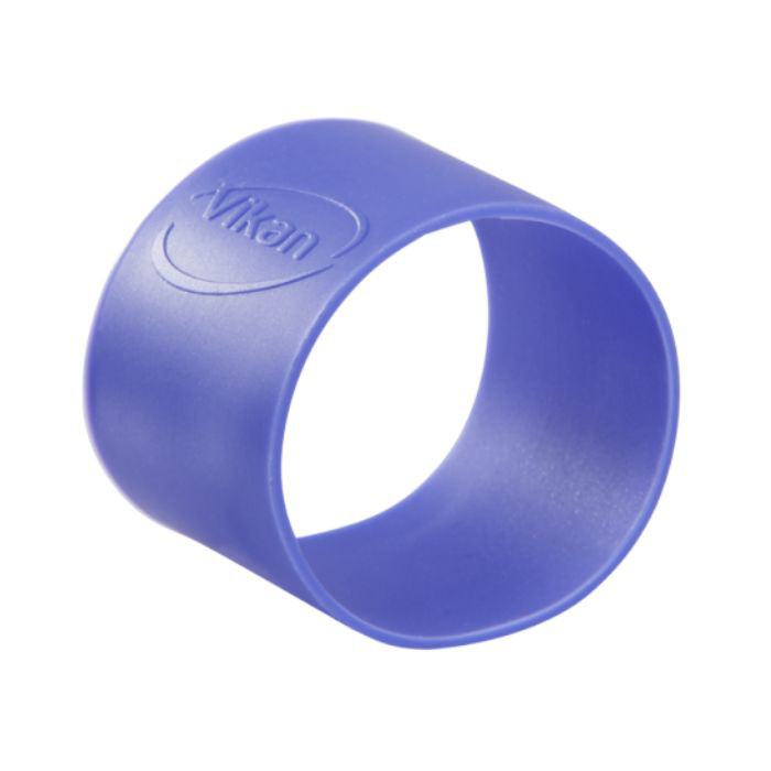 COLLIER CAOUTCHOU Ø4CM VIOL X5