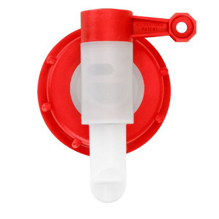 ROBINET BIDON 5L EXEOL ROUGE