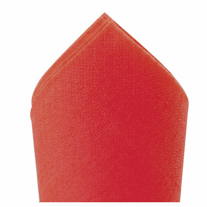 SERV OUATE 2P 38X38 ROUGE WELCOME