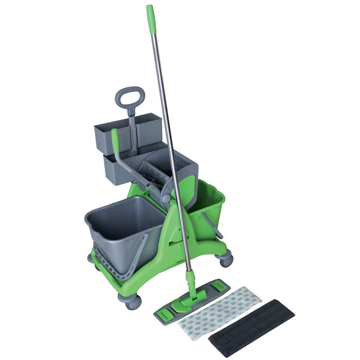 SEAU DBLE SEAU VERT KIT+PRESSE
