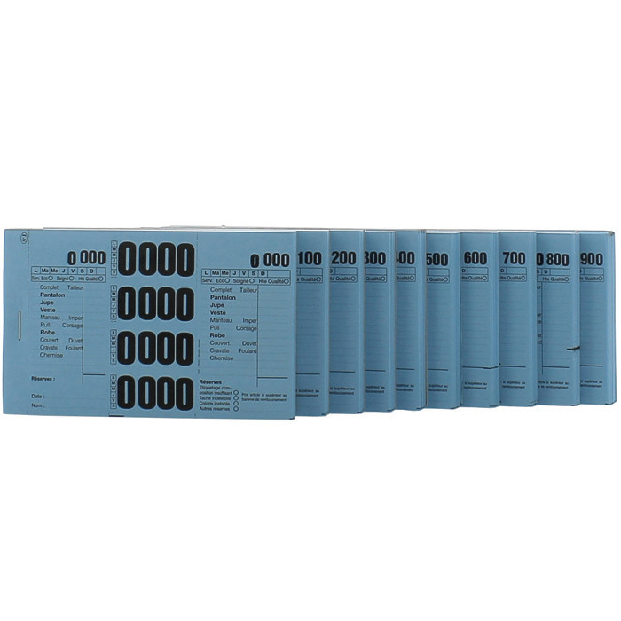 CARNET PA2 PG 4 TICK BLEU N° A PA2