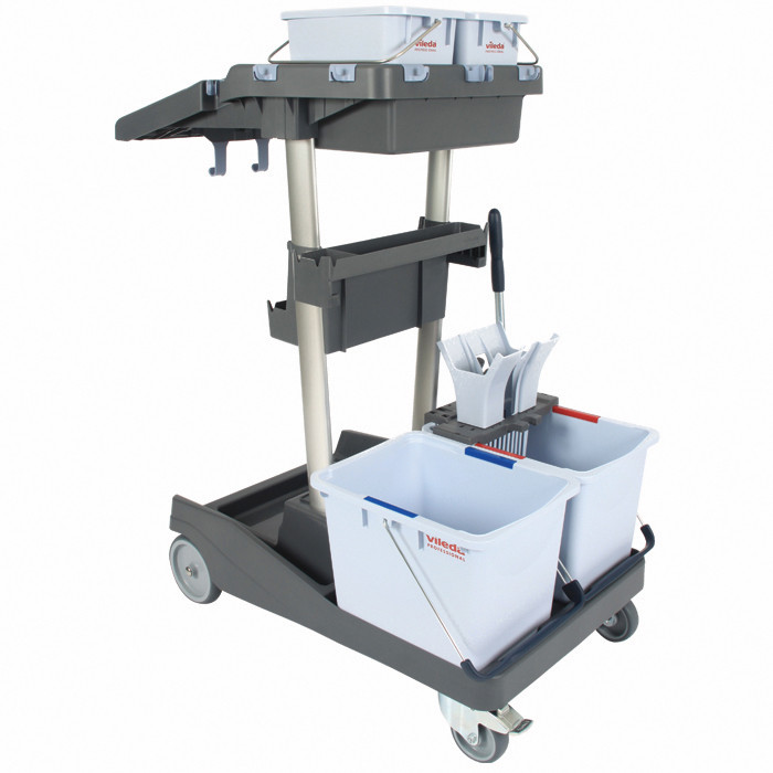 LOT CHARIOT VOLEO DOUBLE SEAU