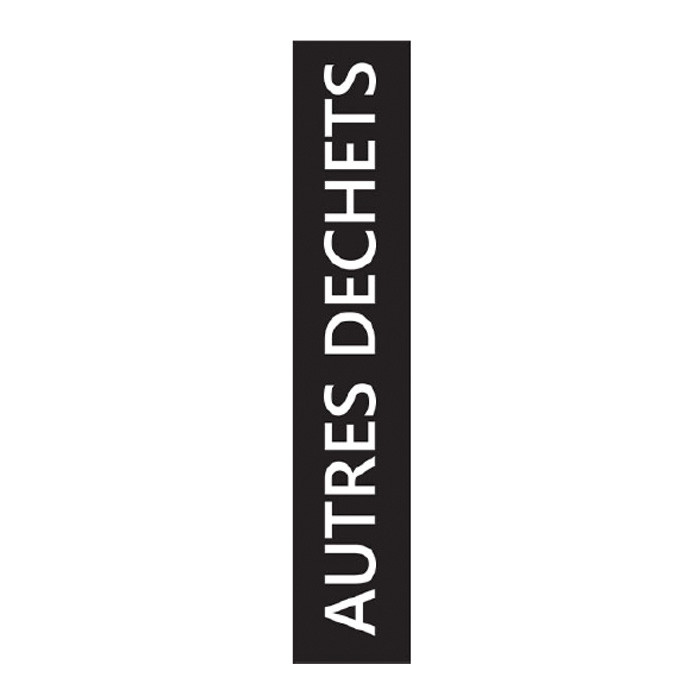 ETIQUETTE DECHETS TRI SELECTIF