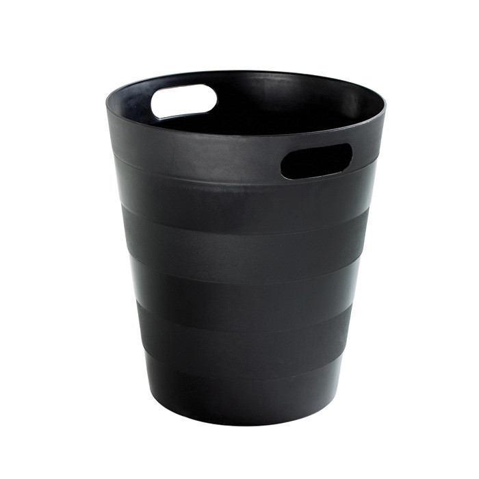 CORBEILLE PAPIER NOIRE 12L