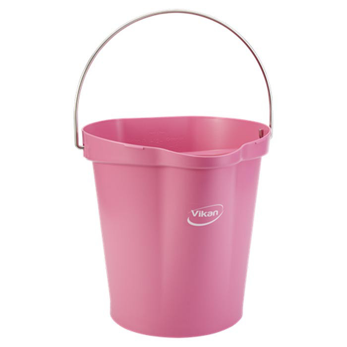 SEAU GRADUÉ 12L ROSE