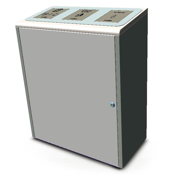 BORNE DECHETS TRI SELECTIF 40L