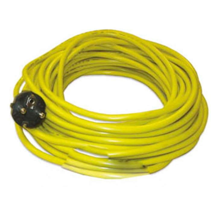 CABLE JAUNE 10M 2X1MM + NUPLUG