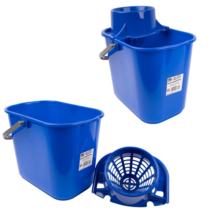 SEAU CARRE 16L + ESSOREUR PRO