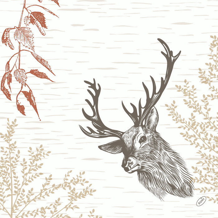 SERV BIO 40X40 WOOD DEER X60