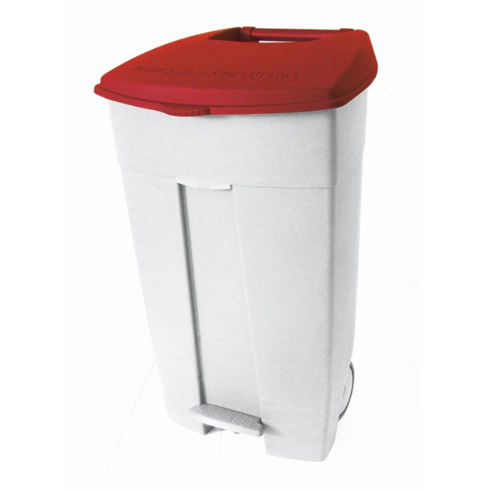 CONTENEUR MOB PED 120L BLC/RGE