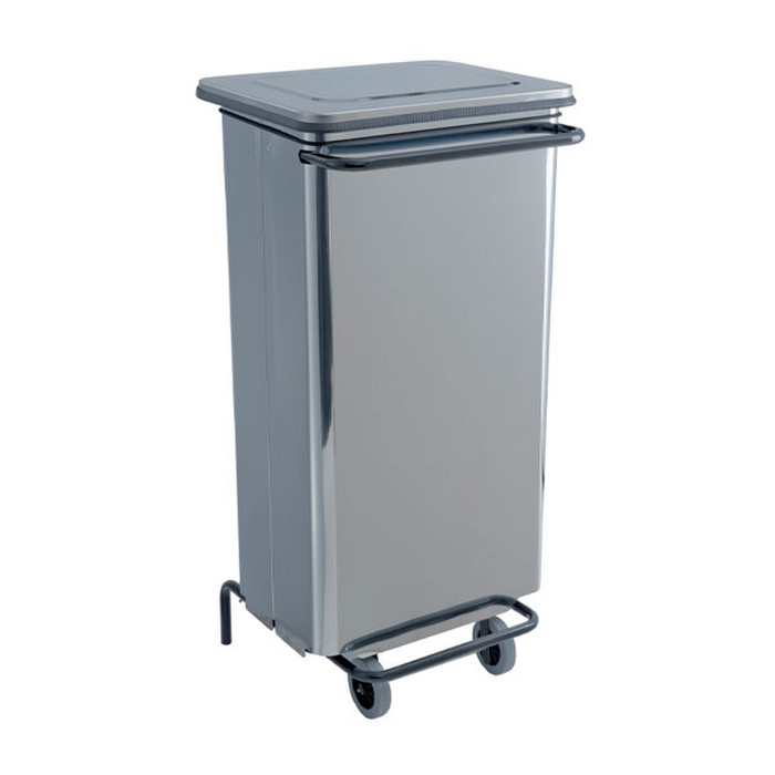 CONTENEUR MOBILE 110L INOX BRO