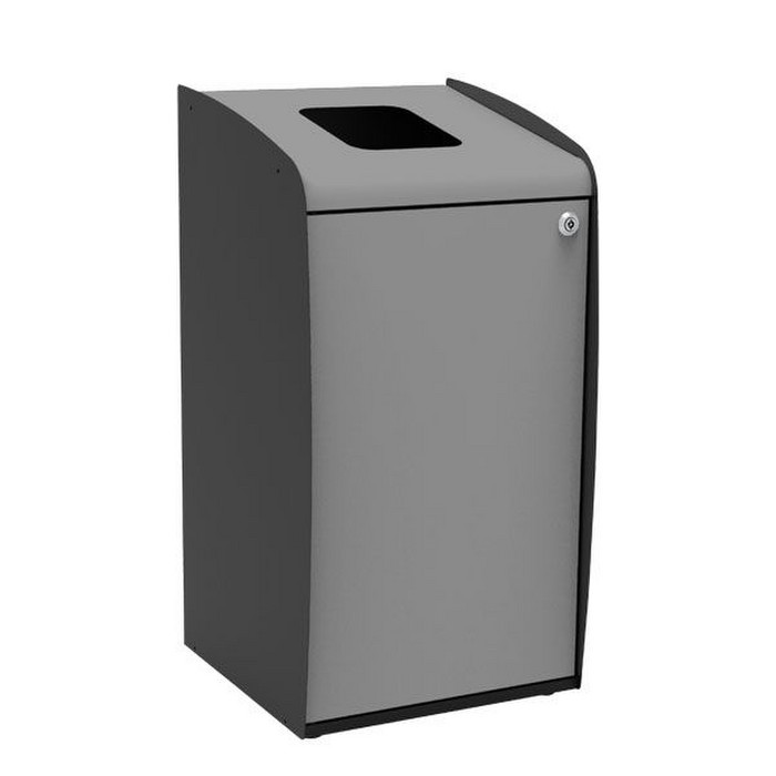 BORNE TRI  ROXY NOIR/GRIS 80L