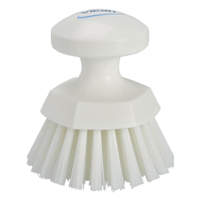 BROSSE ALIM RDE DUR 11CM BLANC