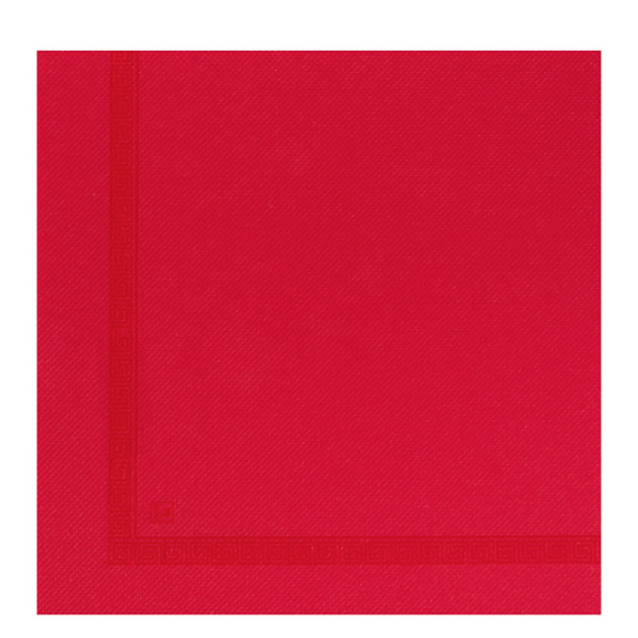 SERV MP 38X38 LIS ROUGE X50