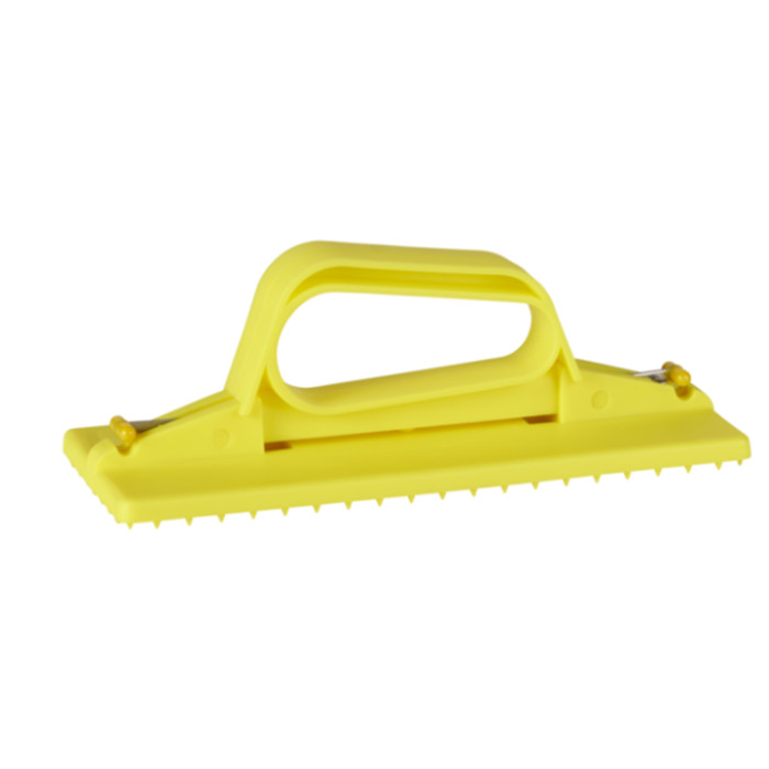 SUPPORT TAMPON MAIN 23CM JAUNE